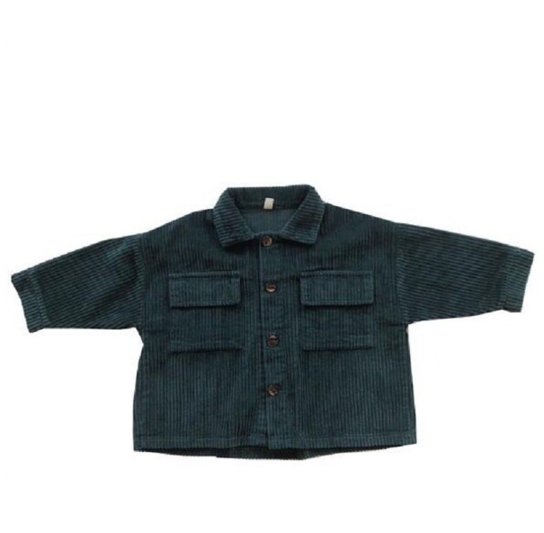 Cordjacke für Kinder L2078 dunkelgrün 12-18 Monate