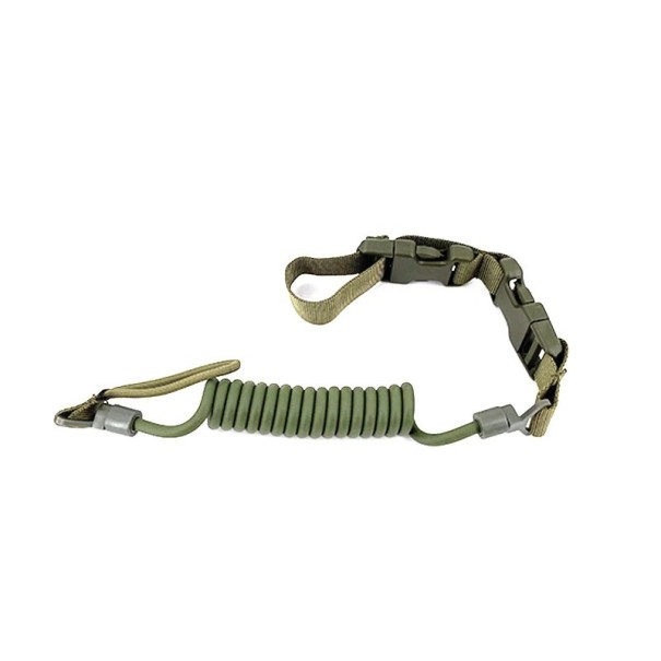 Cordón para pistola verde militar