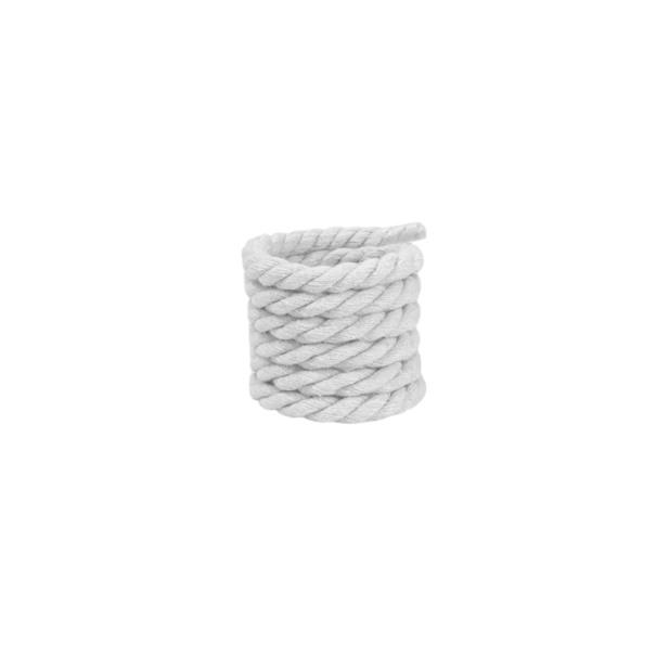 Cordones gruesos de algodón de 120 cm, elegantes cordones trenzados de algodón natural, estilo retro, resistentes, para zapatillas y botines. blanco