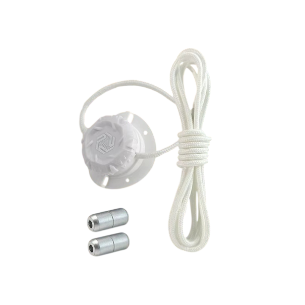 Cordonetes automáticos redondos com fivela 110 cm Mecanismo rotativo Adequados para ténis infantis e adultos 1 par Uso desportivo e casual branco