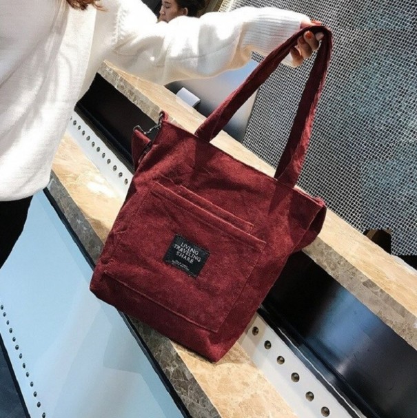Corduroy tas voor dames