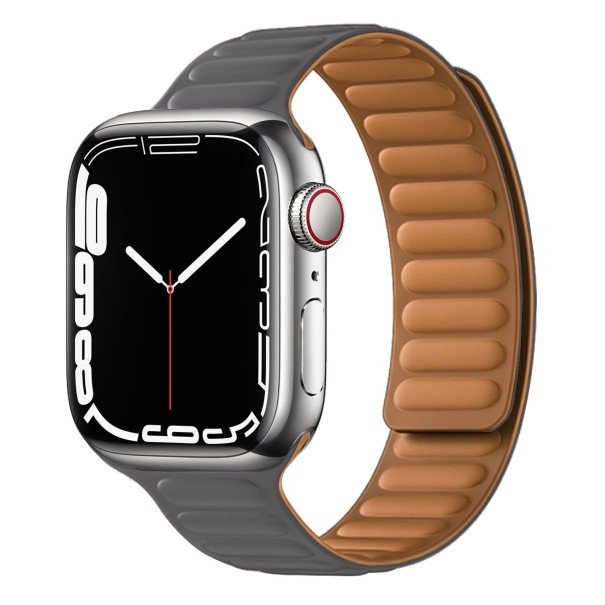 Correa de silicona para Apple Watch 42mm / 44mm / 45mm T855 gris oscuro