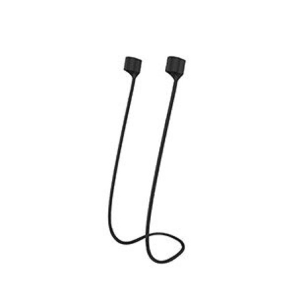 Correa de silicona para el cuello para Apple Airpods negro