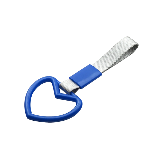 Correa para el coche con forma de corazón azul