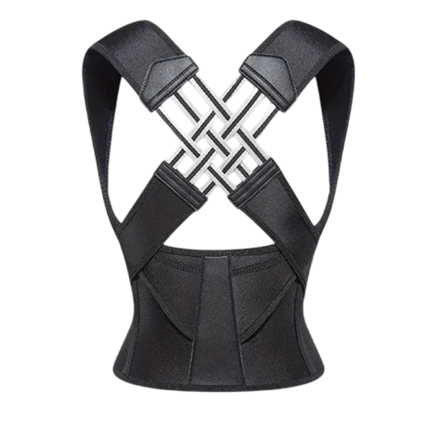 Correcteur de posture pour femmes et hommes Ceinture orthopédique réglable pour le dos Support et protection de la colonne vertébrale Aide contre les douleurs dorsales et la mauvaise posture S