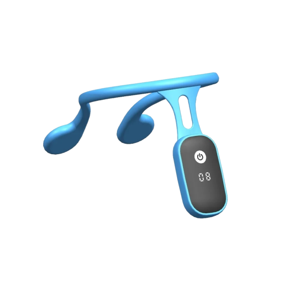 Corrector de postura de silicona Corrector de postura vibratorio Corrector de postura vibratorio inteligente para una espalda recta azul