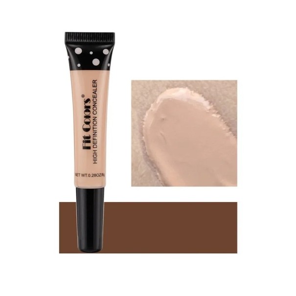 Corrector líquido para cubrir imperfecciones del rostro Corrector de alta cobertura para ojeras, acné, pecas y cicatrices Corrector resistente al agua 2