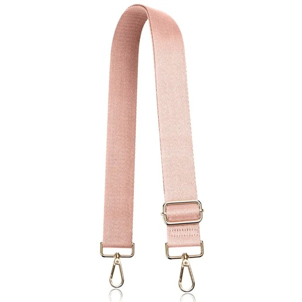 Correia de ombro para bolsa 80–140 x 3,8 cm Correia de substituição ajustável para bolsa Crossbody correia de ombro Correia universal rosa claro