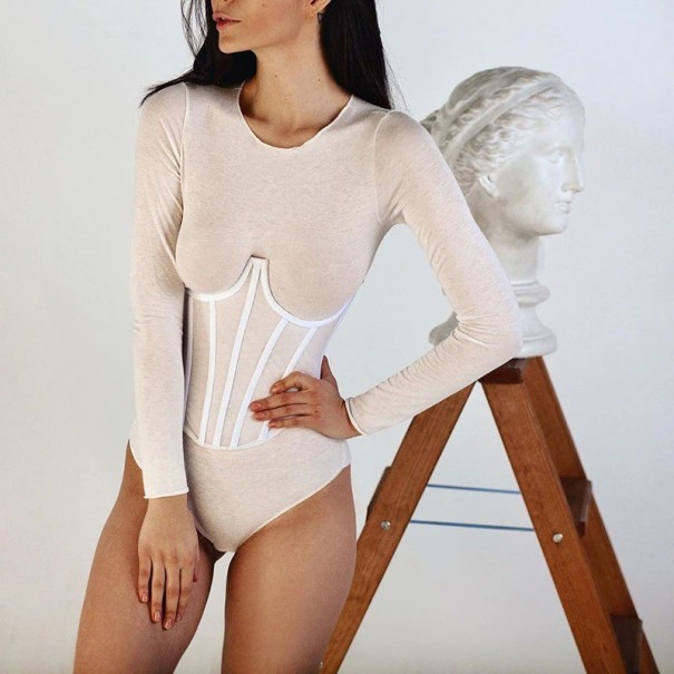 Corset Femme blanc M