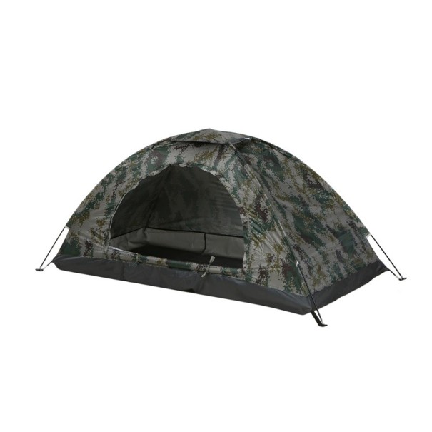 Cort portabil ultraușor pentru 1 persoană 200x100x100 cm, cort de drumeție cu un singur strat, UPF 30+, laminat sintetic anti-UV, pentru camping și plajă 1