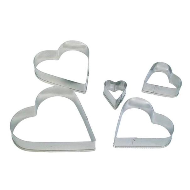 Cortadores de Formas em Aço Inoxidável - 5 Unidades 5