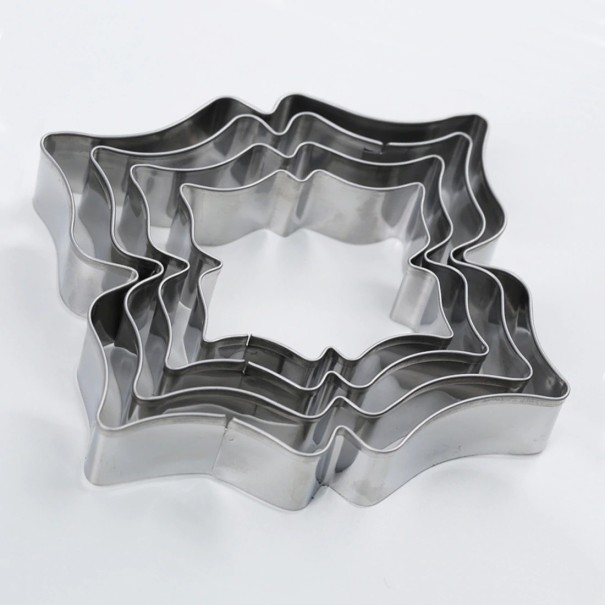 Cortadores de galletas de acero inoxidable en varias formas - 4 uds. 1