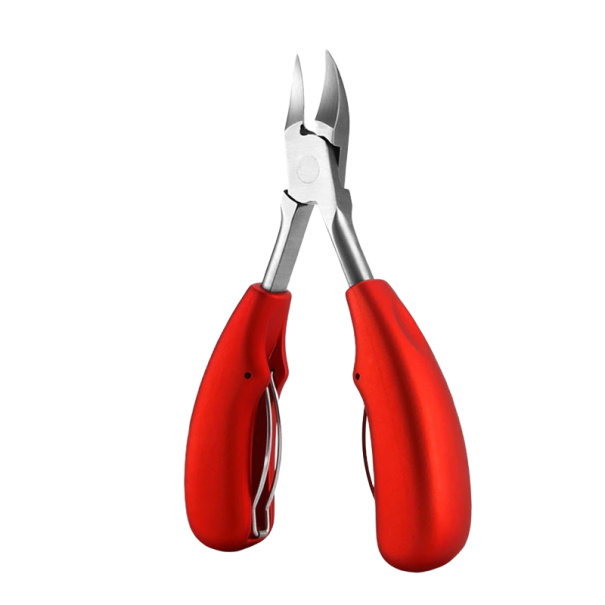 Cortauñas para los pies rojo