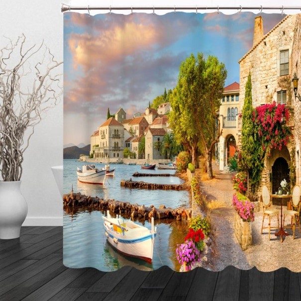 Cortina de ducha con estampado A813 M 2