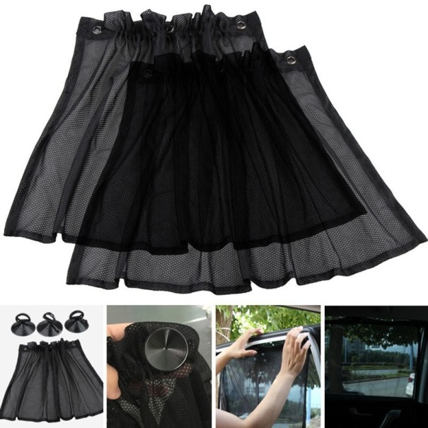 Cortina de sol com ventosas 2 pcs 1