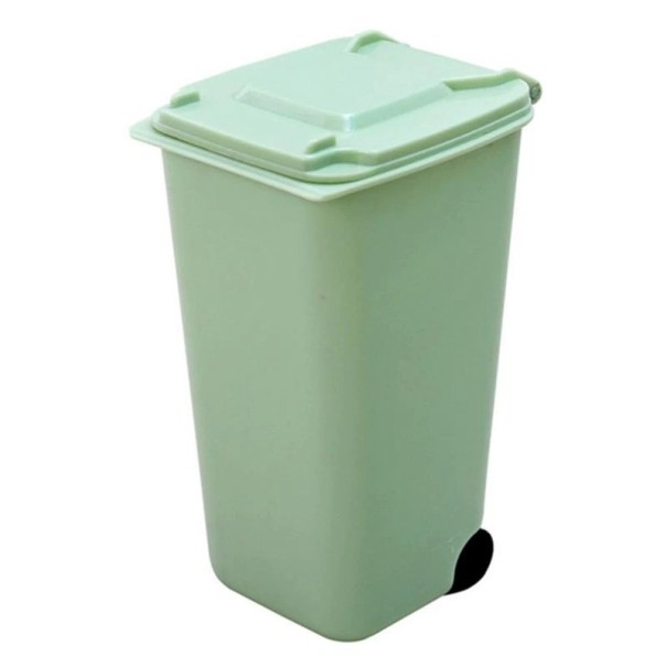 Coș de gunoi de masă verde deschis