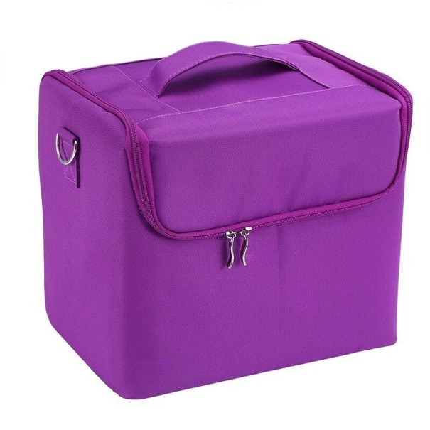 Cosmetische koffer voor dames paars