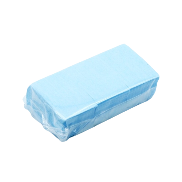 Cosmetische nageldoekjes 3,8 x 6 cm 200 stuks blauw