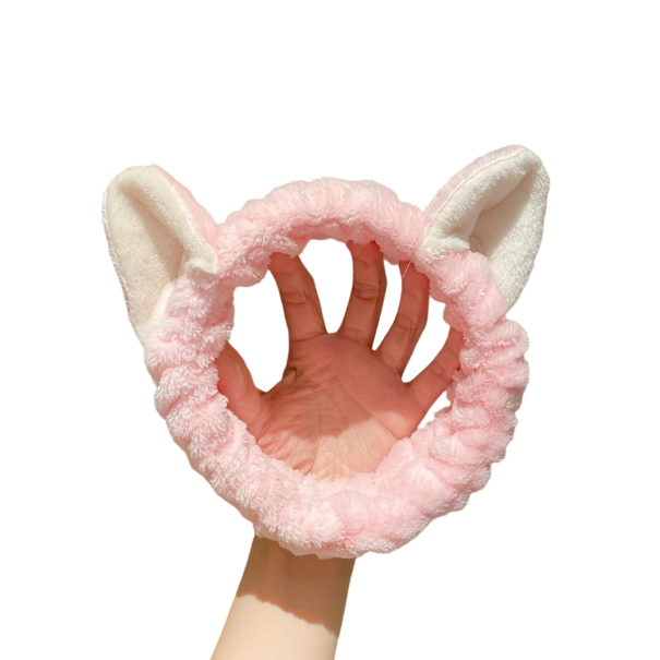 Cosmetische pluche hoofdband G3085 2