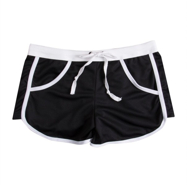 Costum de baie pentru bărbați cu buzunare F1023 negru L