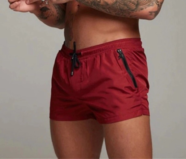 Costum de baie pentru bărbați F862 burgundy M