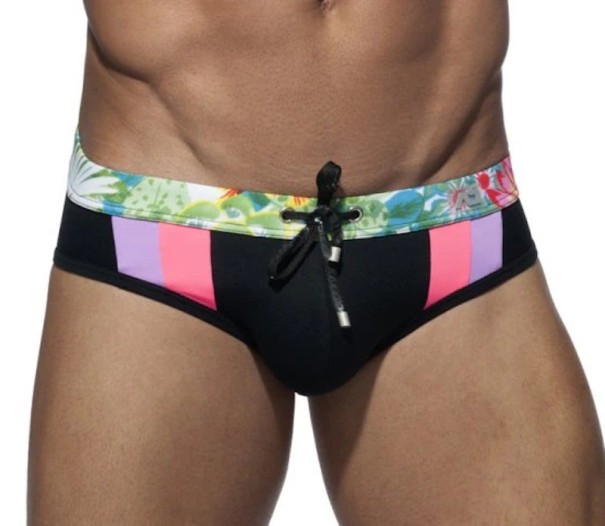 Costum de baie pentru bărbați F943 negru M
