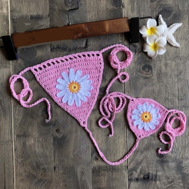 Costum de baie pentru femei P643 roz