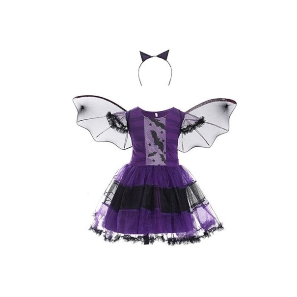 Costum de liliac pentru fete 6