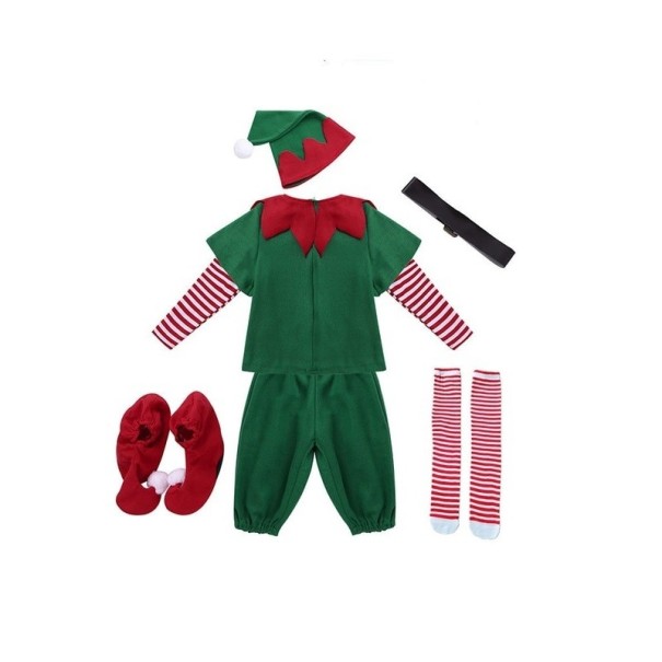 Costum de spiriduș de Crăciun pentru băieți 10-12 ani