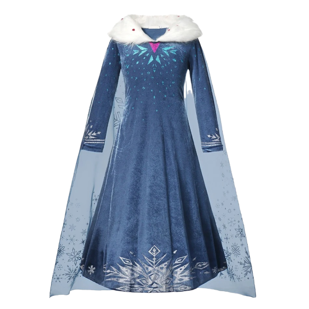 Costum Elsa din Frozen Costum pentru fete Cosplay Elsa din Frozen Costum Carnaval Costum de Halloween Rochie de iarnă pentru fete Elsa din Frozen 10