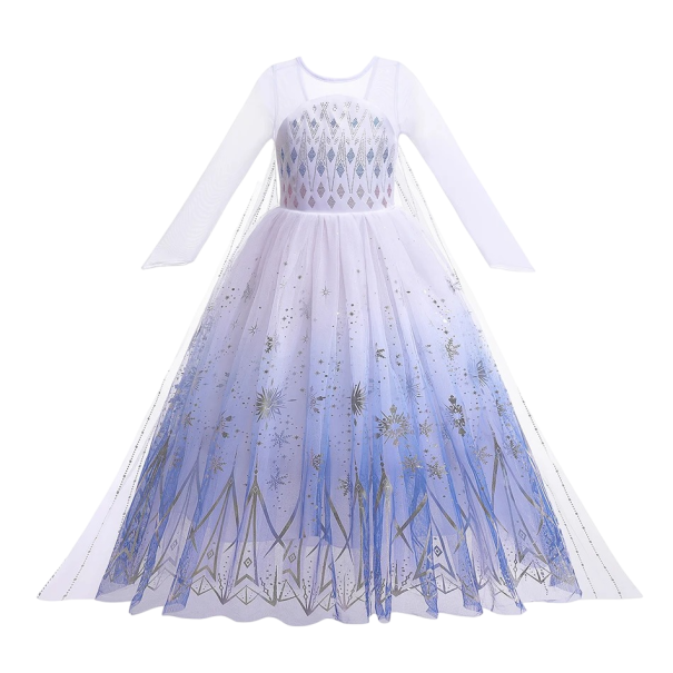 Costum Elsa din Frozen Costum pentru fete Cosplay Elsa din Frozen Costum de carnaval Mască de Halloween Rochie pentru fete Elsa din Frozen V288 2