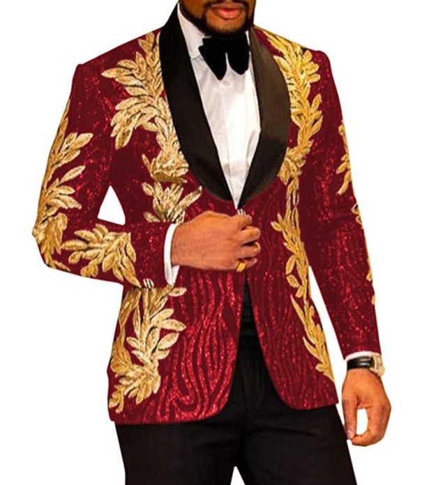 Costum pentru bărbați A2620 roșu XS