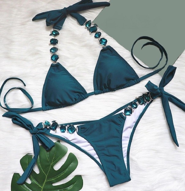 Costumi da bagno da donna con strass S 7