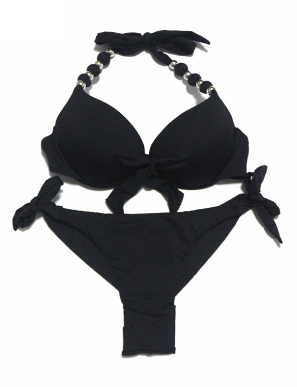 Costumi da bagno da donna P492 nero L