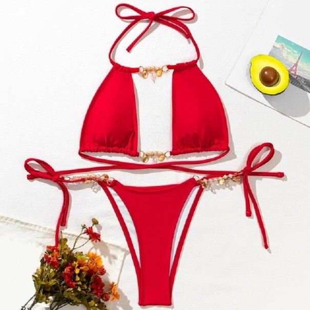 Costumi da bagno femminili P663 rosso S