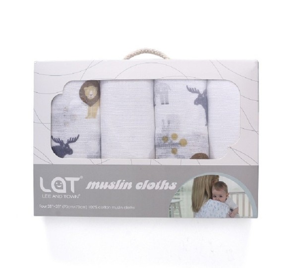 Cotton Baby Nappies 4 pcs 1