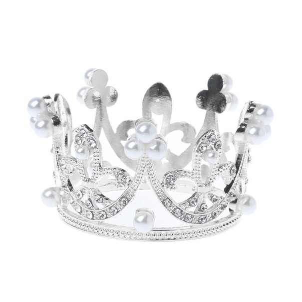 Couronne de nouveau-né argenté