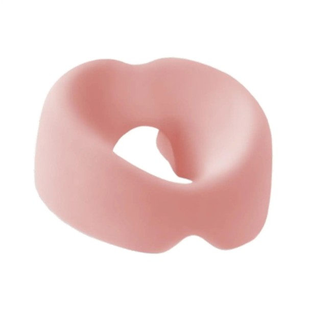 Coussin de massage ergonomique Appui-tête Mousse à mémoire Tapis de relaxation Coussin facial Table de massage Salon Utilisation domestique rose