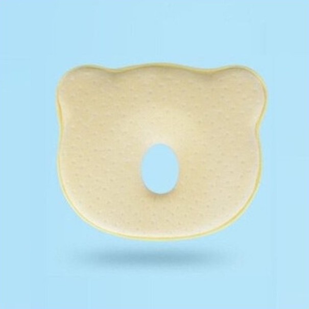 Coussin de tête pour nouveau-né jaune