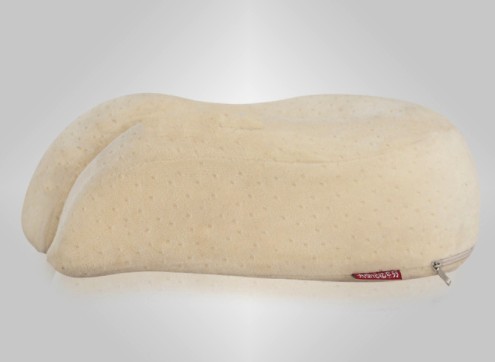 Coussin de voyage en mousse à mémoire J2955 crème