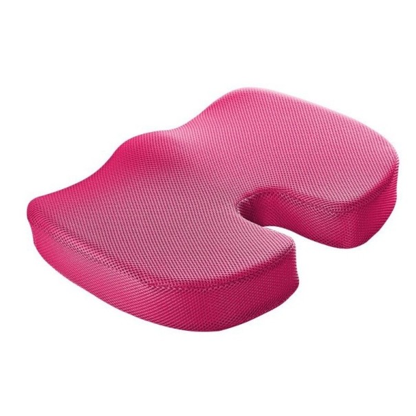 Coussin orthopédique en mousse à mémoire de forme P4084 rose