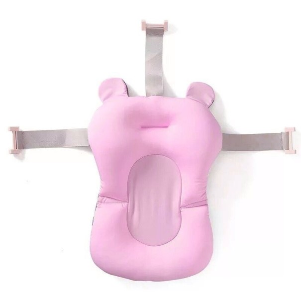 Coussin pour baignoire d'enfant rose