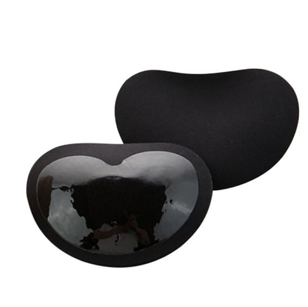 Coussins de maillot de bain 2 pcs noir