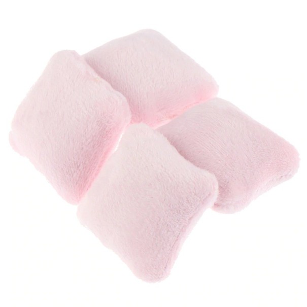 Coussins roses pour poupées 4 pcs 1