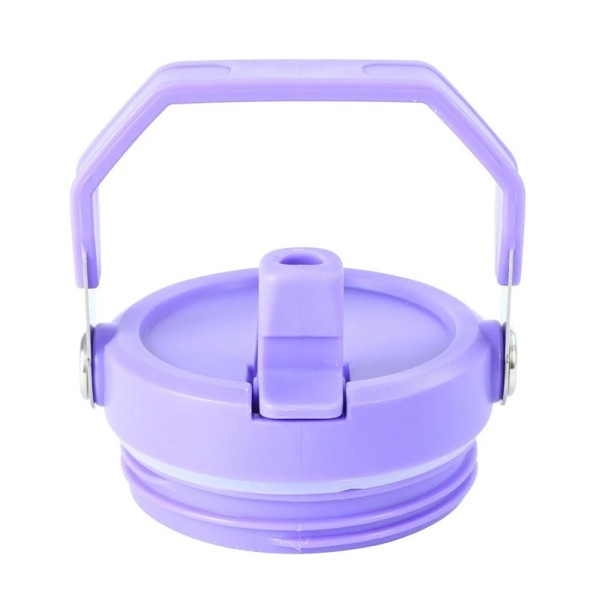Couvercle avec poignée et paille rabattable Plastique Stanley Cup Couvercle de rechange pour mug thermique 30 oz Couvercle pratique pour boire Pièce de rechange universelle violet