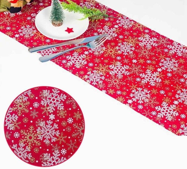 Couverture de table de Noël C589 2
