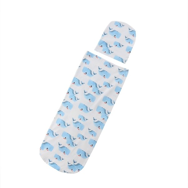 Couverture pour bébé avec bonnet E498 1