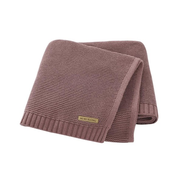 Couverture pour enfant 80 x 100 cm marron