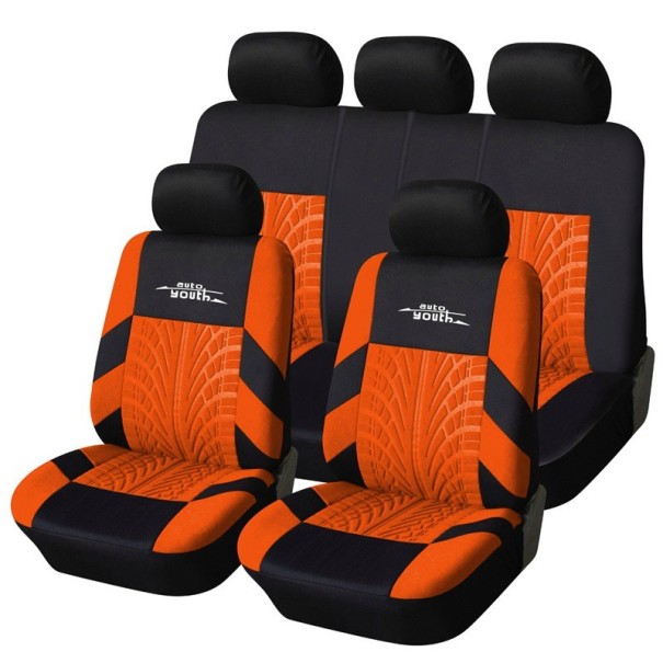Couvre-sieges universels pour voiture orange