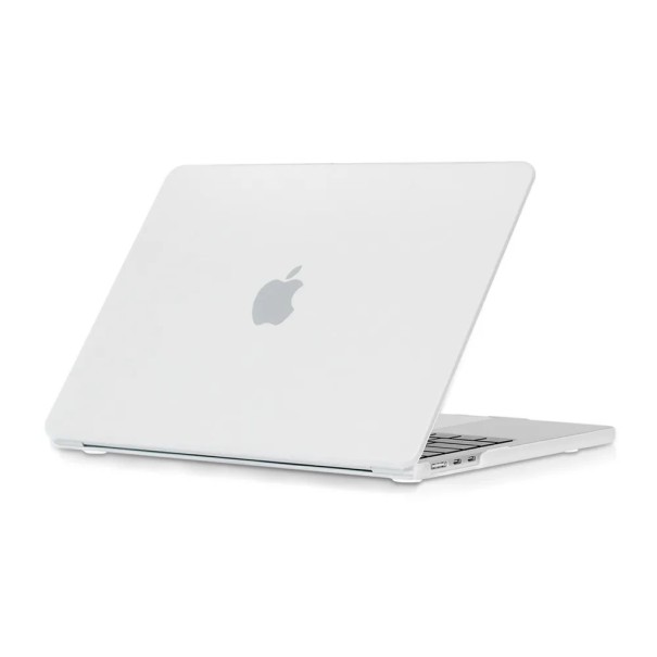 Cover til MacBook Air 13,6 tommer 2022 til 2025 mat to-delt beskyttelsescover til modellerne A2681 A3113 og A3240 til top og bund gennemsigtig